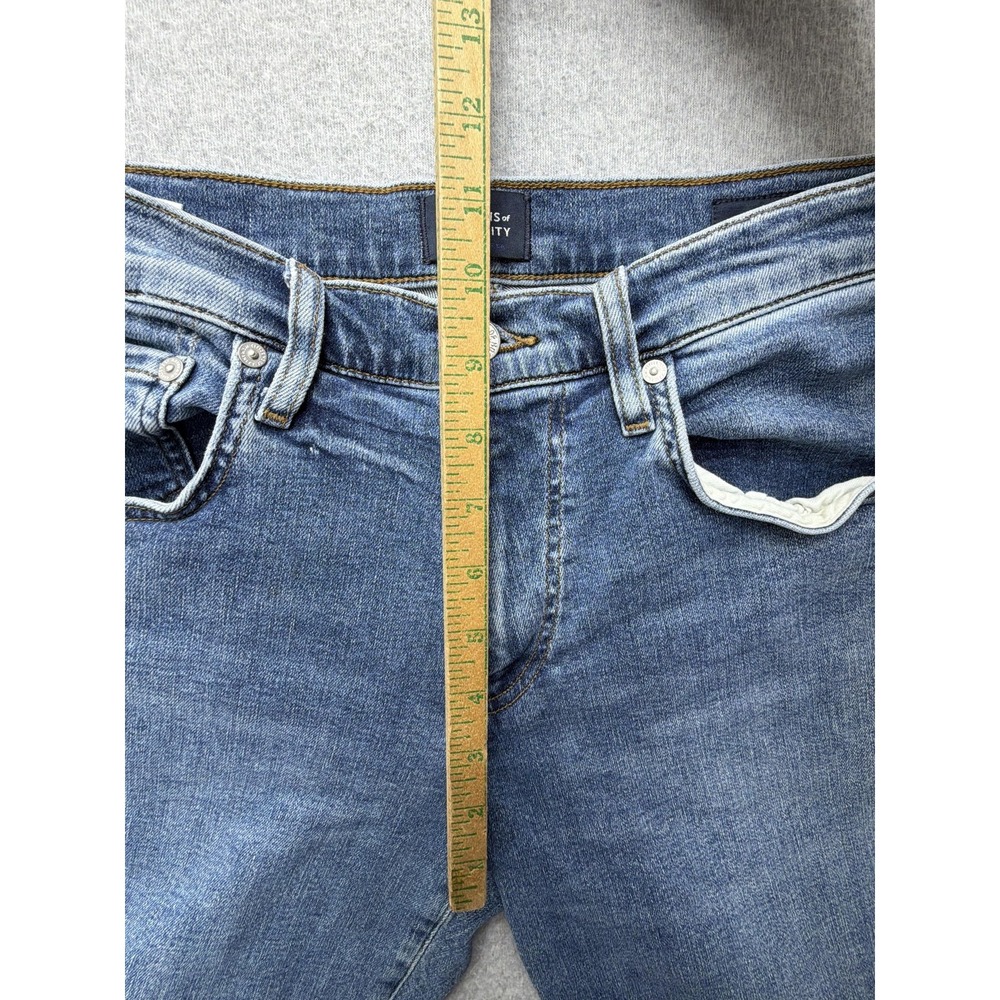 Citizens of Humanity Elijah Jeans Womens 28x30 Medium Wash Slim Straight Stretch - Picture 4 of 13